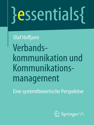 cover image of Verbandskommunikation und Kommunikationsmanagement